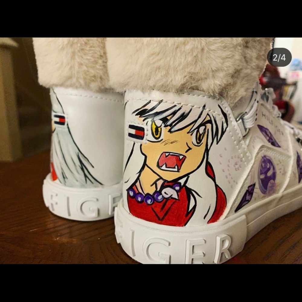 Custom Hand Painted Shoes View 3